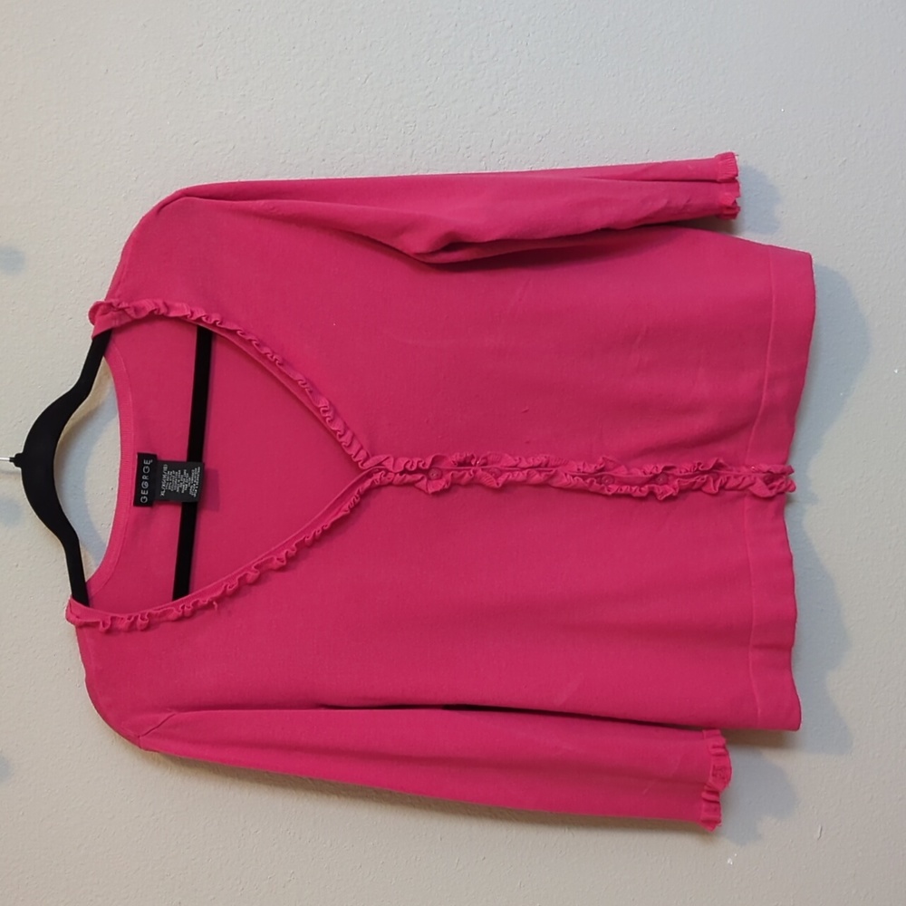 GEORGE Coral button-down cardigan